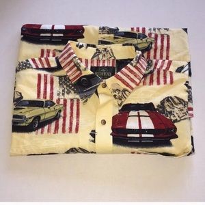 RedHead Muscle car button down shirt XL